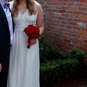 White Maxi Dress Size Small